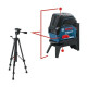 Pack GCL 2-15 Bosch - Niveau laser point et ligne + trépied BT 150