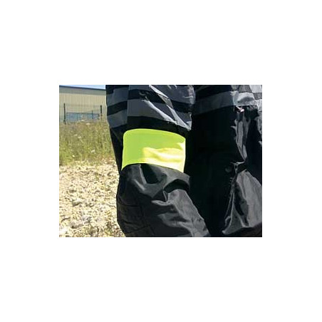 Brassard de signalisation jaune fluo