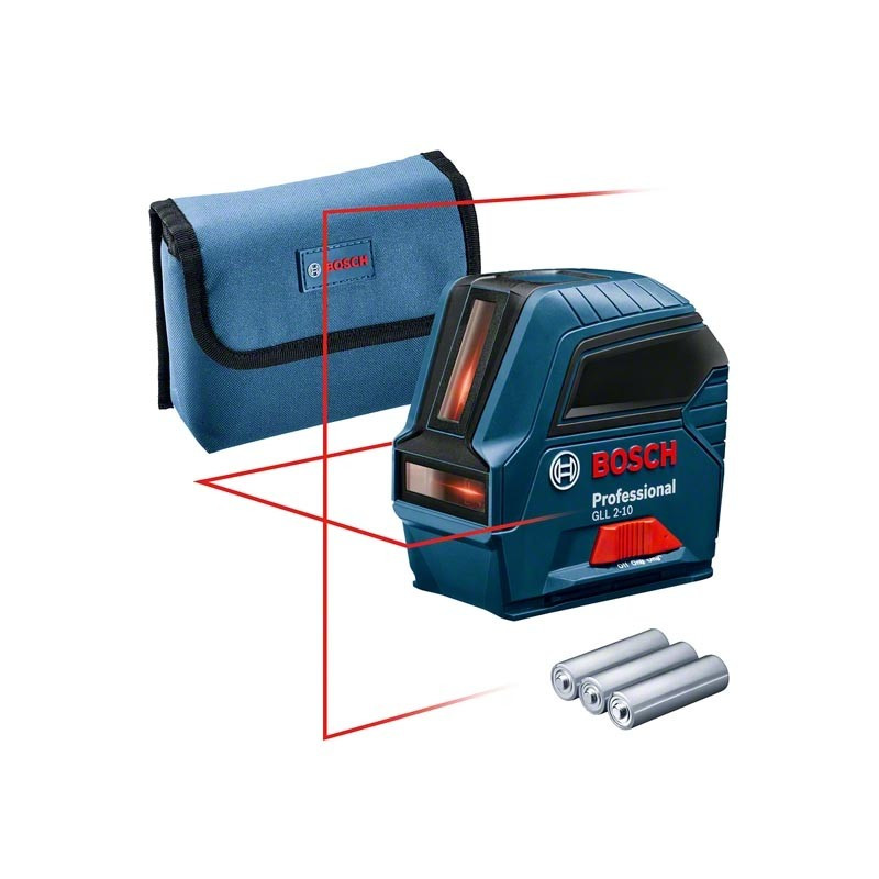 Laser à lignes optique BOSCH PROFESSIONAL GLL 2-10