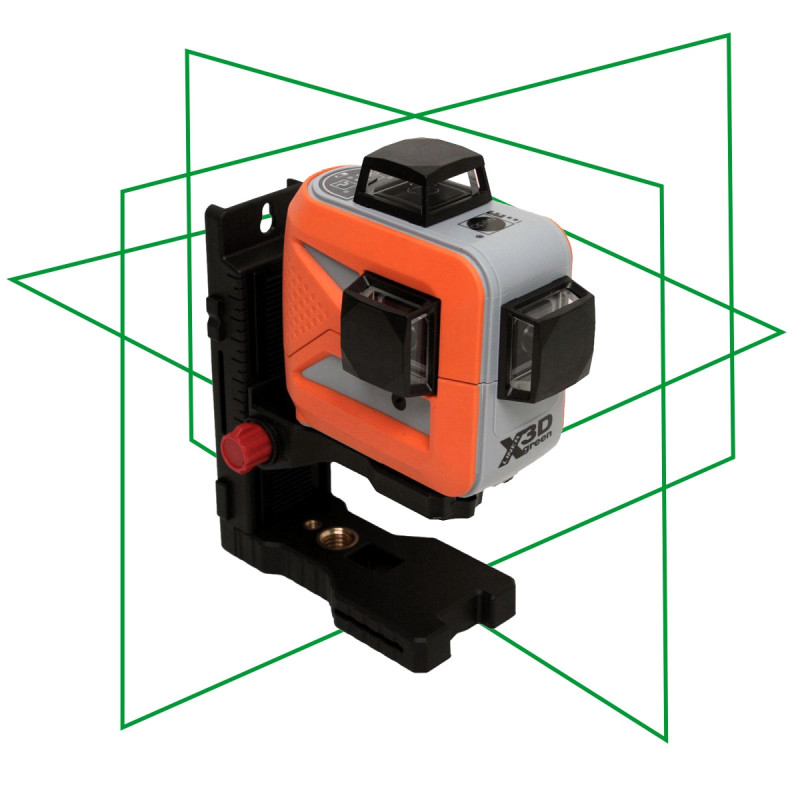 Nedo X-Liner 3D Green : niveau laser 360° vert professionnel