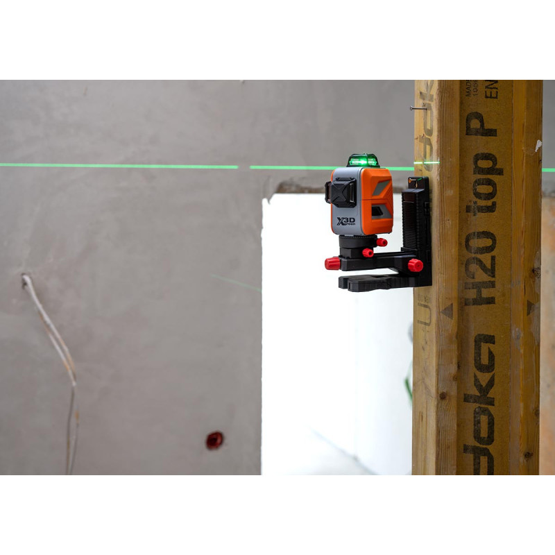 Nedo X-Liner 3D Green : niveau laser 360° vert professionnel