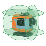 Nedo X-Liner 4D green - Laser 360° vert professionnel