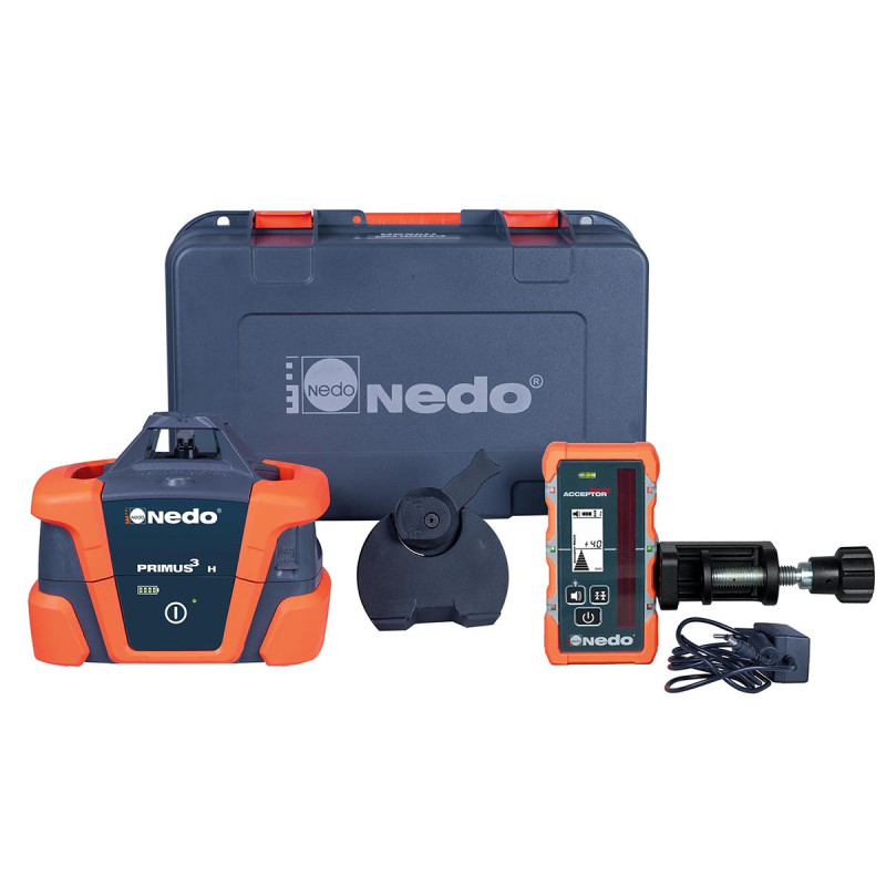 Nedo PRIMUS 3 H : laser de chantier rotatif haute précision