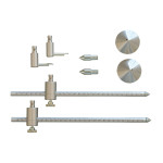 Pige de mesure carrosserie 1 m Auto-mEssfix2 Nedo – canne télescopique