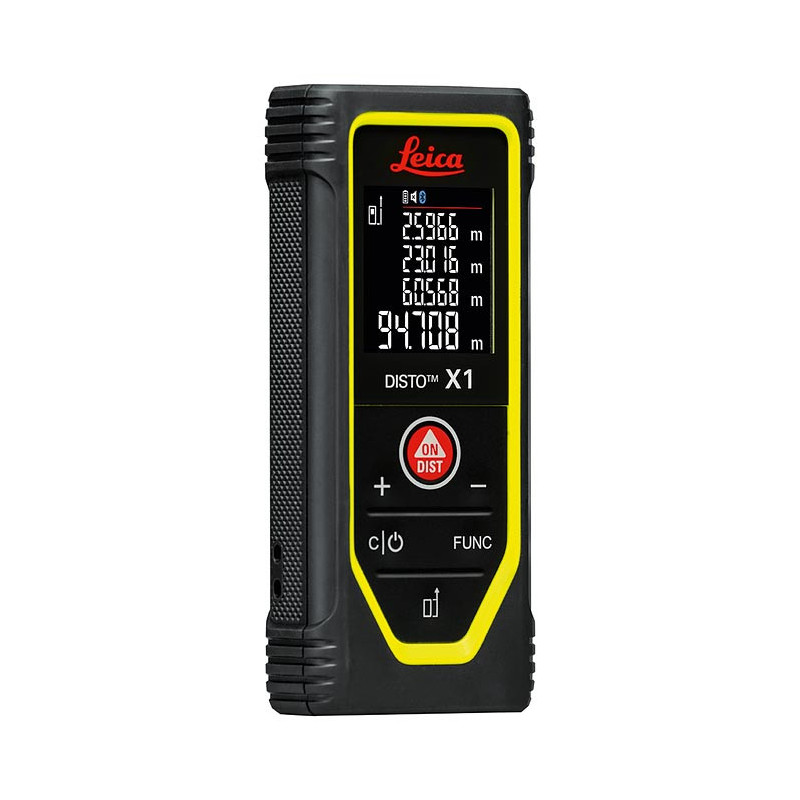 Télémètre laser Leica DISTO X1 – Mètre laser robuste IP65
