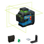 Laser 360 vert Bosch GLL 80-33G – niveau laser 3 plans 360°