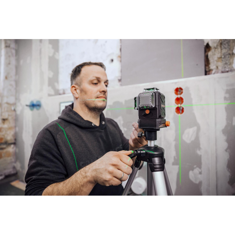 Laser multilignes axeo 3D - Laser ligne vert 3 x 360°