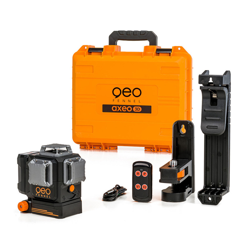 Laser multilignes axeo 3D - Laser ligne vert 3 x 360°