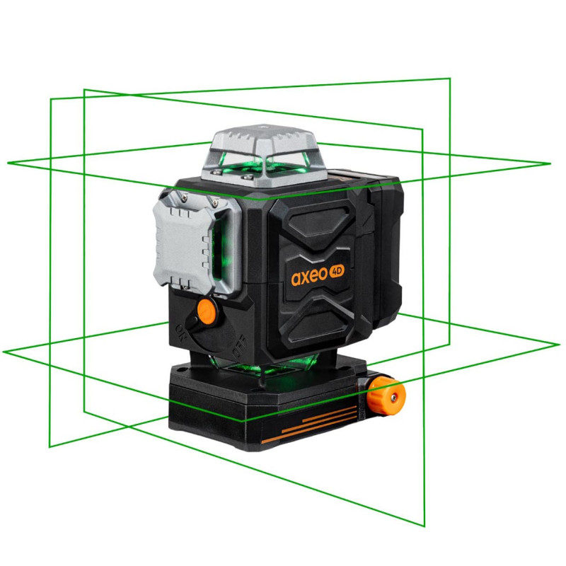 Axeo 4D Geo Fennel - Niveau laser vert 4D 4 x 360°