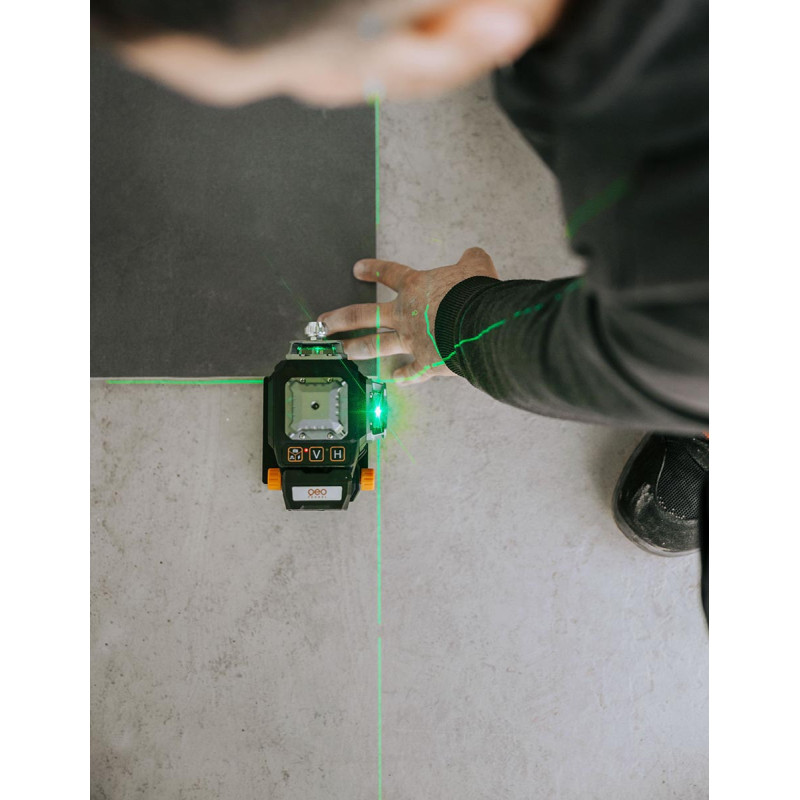 Axeo 4D Geo Fennel - Niveau laser vert 4D 4 x 360°