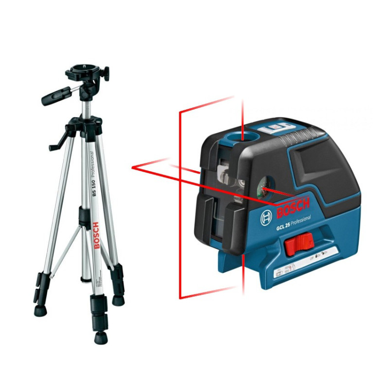 GCL 25  laser croix / Trépied BS 150 Bosch