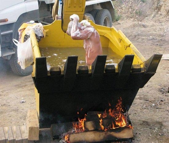 C'est lundi on sort du bain !