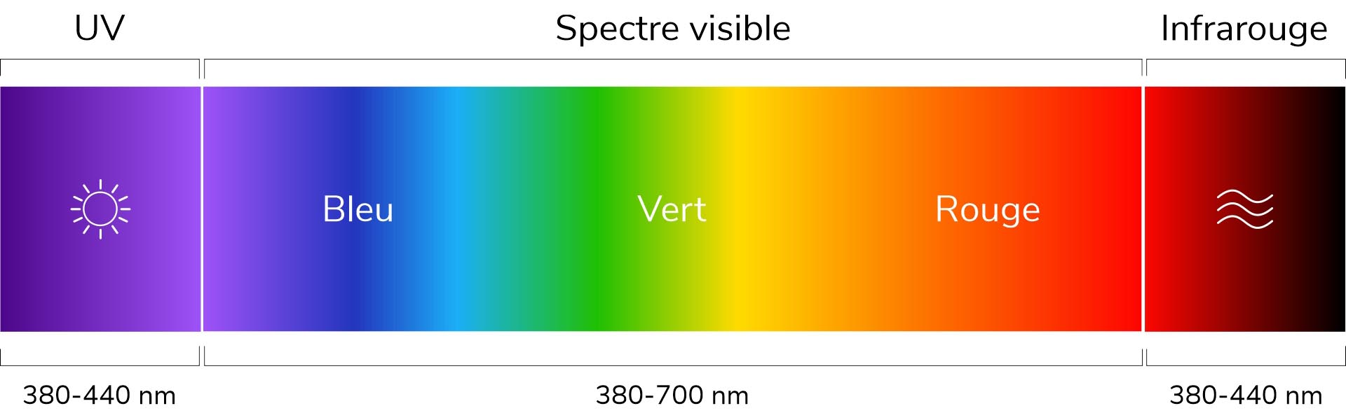 onde spectre visible onde spectre visible
