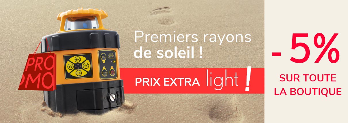 Niveau laser promo de printemps